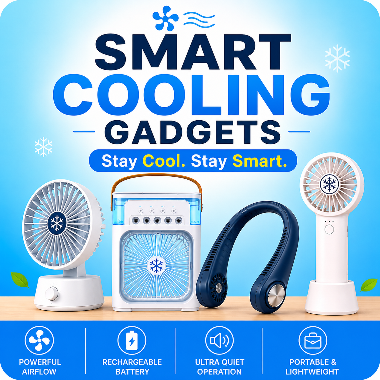 Smart Cooling Gadgets.