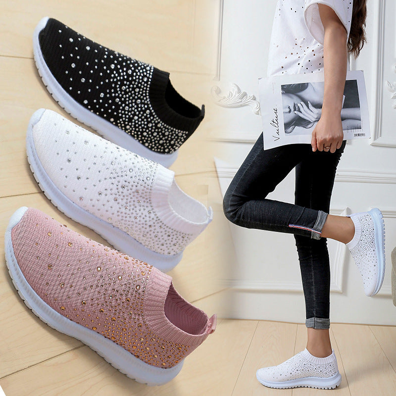 CloudWalk Slip-On Sparkle Sneakers,