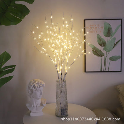 50LED White Birch Tree