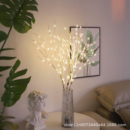 50LED White Birch Tree